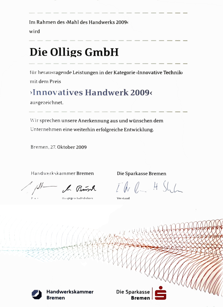 Innovatives Handwerk 2009